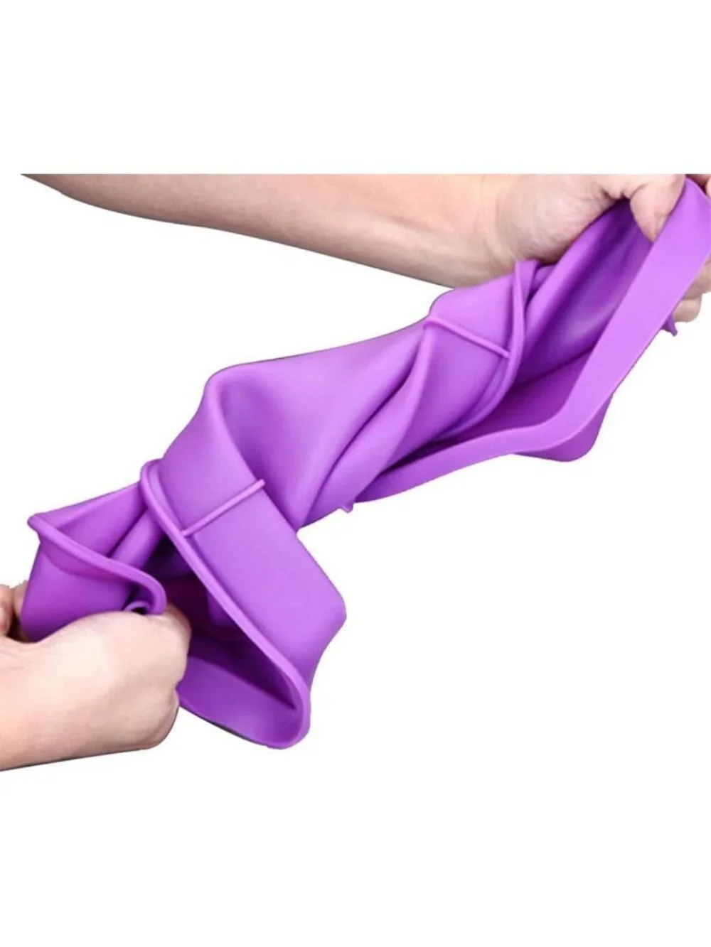 Purple Silicone Baking Pan Set - 11x9.5 Inch, Durable, Easy Cleanup, Oven